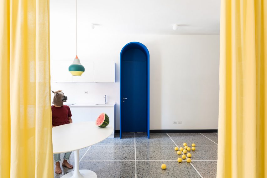 Retroscena apartment renovation by La Macchina Studio in Rome, Italy