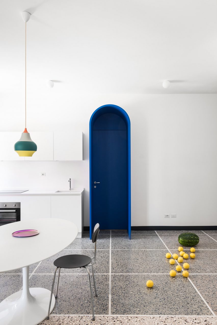 Retroscena apartment renovation by La Macchina Studio in Rome, Italy