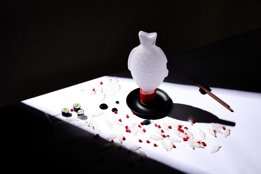 Heliograf's Light Soy Table Lamp in an interior