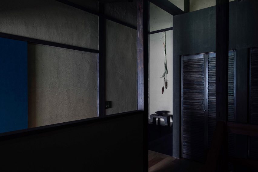The hallway of Maana Kamo guesthouse by Uoya Shigenori