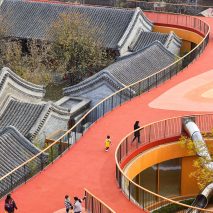 MAD tops Beijing kindergarten with red rooftop playground