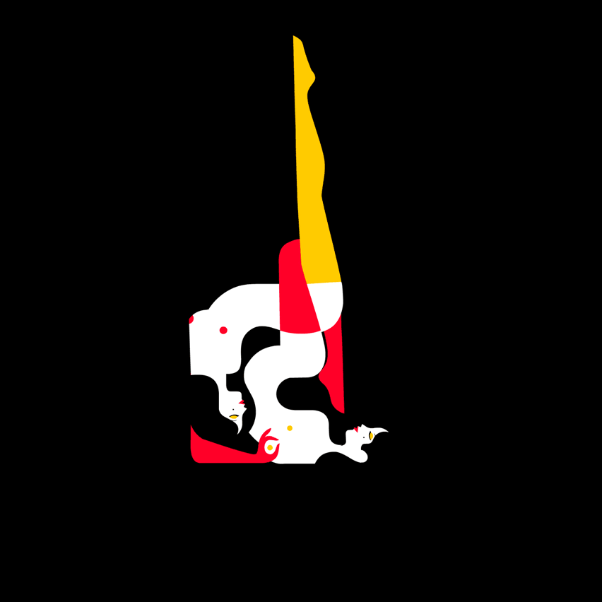 Letter L from the Kama Sutra typeface