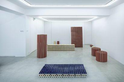 Kwangho Lee Tajimi Custom Tile sculptures