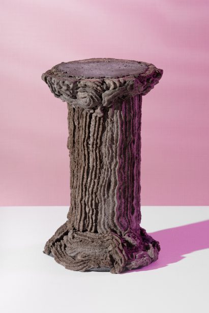 Pedestal by Kajsa Willner for Metabolic Processes for Leftovers exhibition