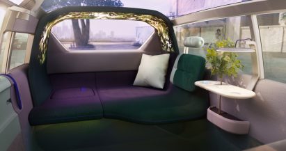 Interior of the MINI Vision Urbanaut concept vehicle