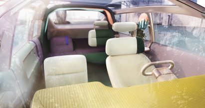 Interior of the MINI Vision Urbanaut concept vehicle