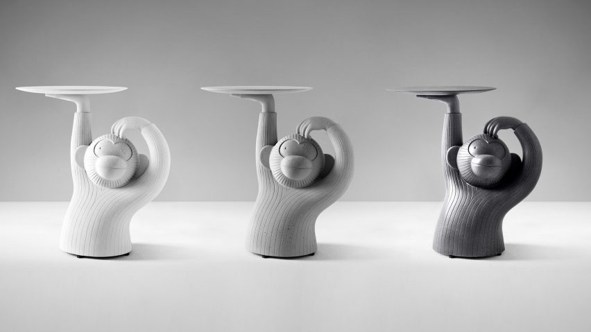 Monkey side tables by Jaime Hayon for BD Barcelona