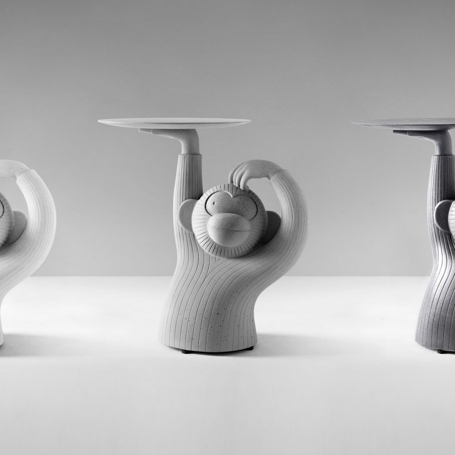 Monkey side tables by Jaime Hayon for BD Barcelona