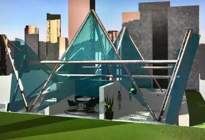 Abigail Shih's design for a green school that connects with the urban environment
