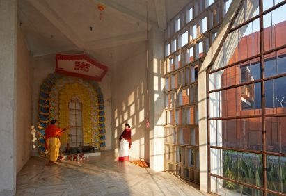 Shrine inside Narayantala Thakurdalan by Abin Design Studio