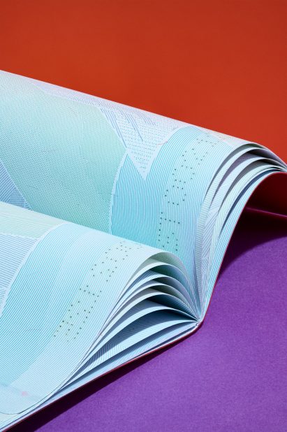 The inside pages of Norway's new passport