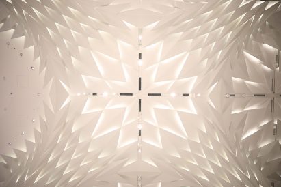 Ceiling of Nihombashi Mitsukoshi by Lighting Planners Associates