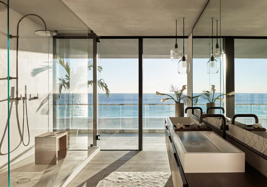 Interiors of Ocean Drive apartment by MW Works in Miami, Florida