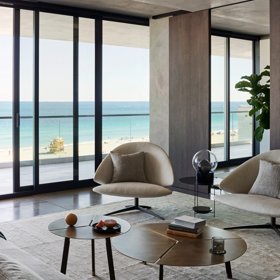 Interiors of Ocean Drive apartment by MW Works in Miami, Florida
