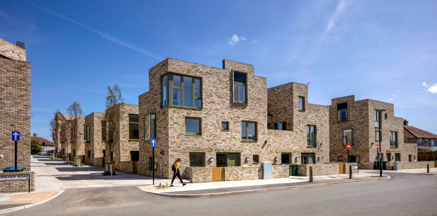 Rochester Way housing in Greenwich by Peter Barber Architects 