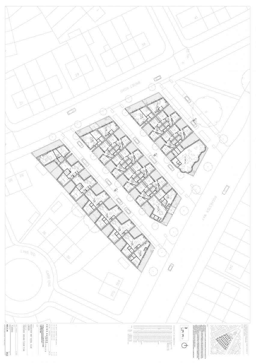 Rochester Way housing in Greenwich by Peter Barber Architects 