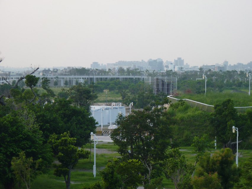 Phase Shifts Park designed by landscape architects Mosbach Paysagistes in Taichung, Taiwan