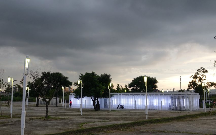 Phase Shifts Park designed by landscape architects Mosbach Paysagistes in Taichung, Taiwan