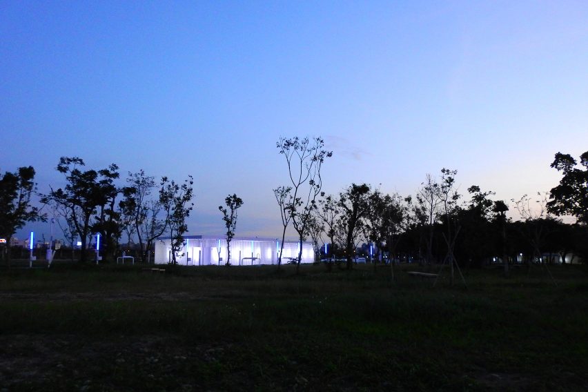Phase Shifts Park designed by landscape architects Mosbach Paysagistes in Taichung, Taiwan