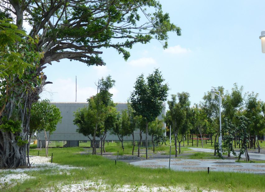 Phase Shifts Park designed by landscape architects Mosbach Paysagistes in Taichung, Taiwan
