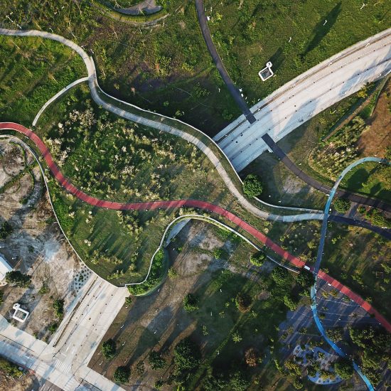 Phase Shifts Park designed by landscape architects Mosbach Paysagistes in Taichung, Taiwan