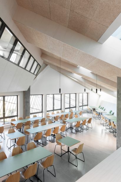 Interior of Powerhouse Telemark by Snøhetta in Porsgrunn, Norway