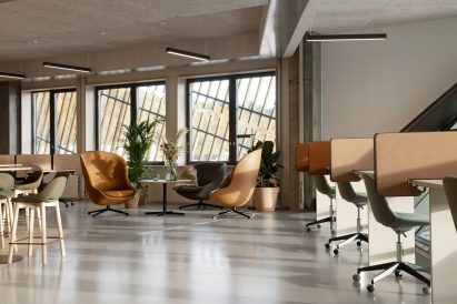 Interior of Powerhouse Telemark by Snøhetta in Porsgrunn, Norway