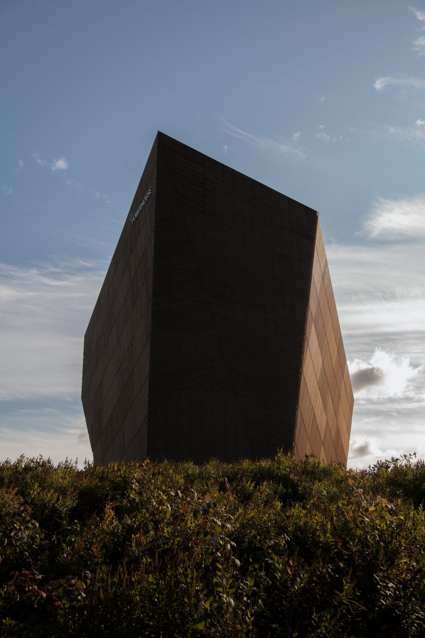 Exterior of Powerhouse Telemark by Snøhetta in Porsgrunn, Norway