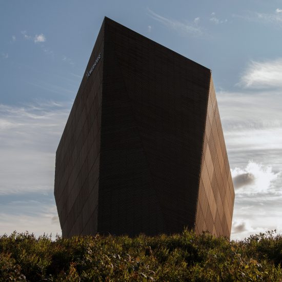 Exterior of Powerhouse Telemark by Snøhetta in Porsgrunn, Norway