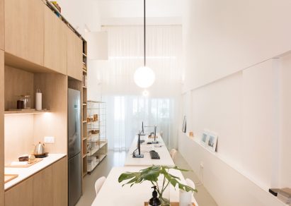 Office interior of Project #13 by Studio Wills + Architects