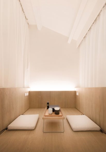 Project #13 by Studio Wills + Architects includes a mezzanine-level tea room
