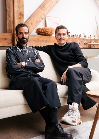 Andrea Trimarchi and Simone Farresin, founders of Formafantasma