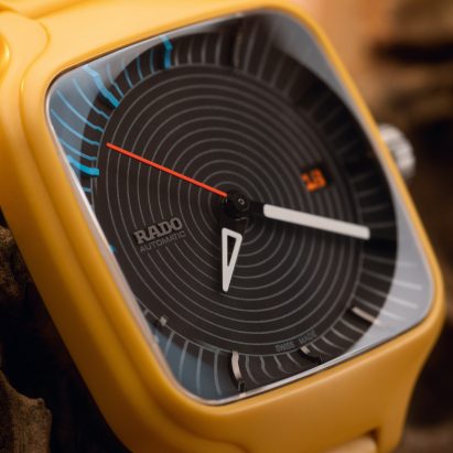 Tej Chauhan’s watch for Rado is informed by “old sci-fi movies and pop culture”