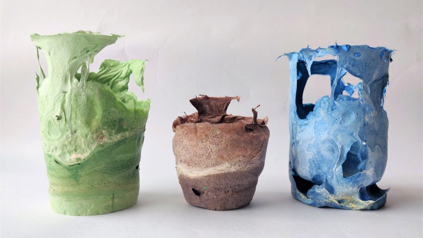 Vases from Sachi Tungare's Jugaad collection