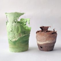 Sachi Tungare forms swirly vessels from discarded cigarette butts