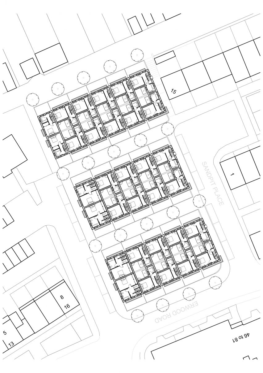 Sandpit Place housing in London by Peter Barber Architects