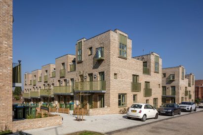 Brick housing in London