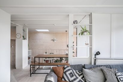 Dining space in Segal House