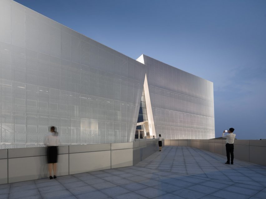 Shuifa Geographic Information Industrial Park Exhibition Center by AOE in China