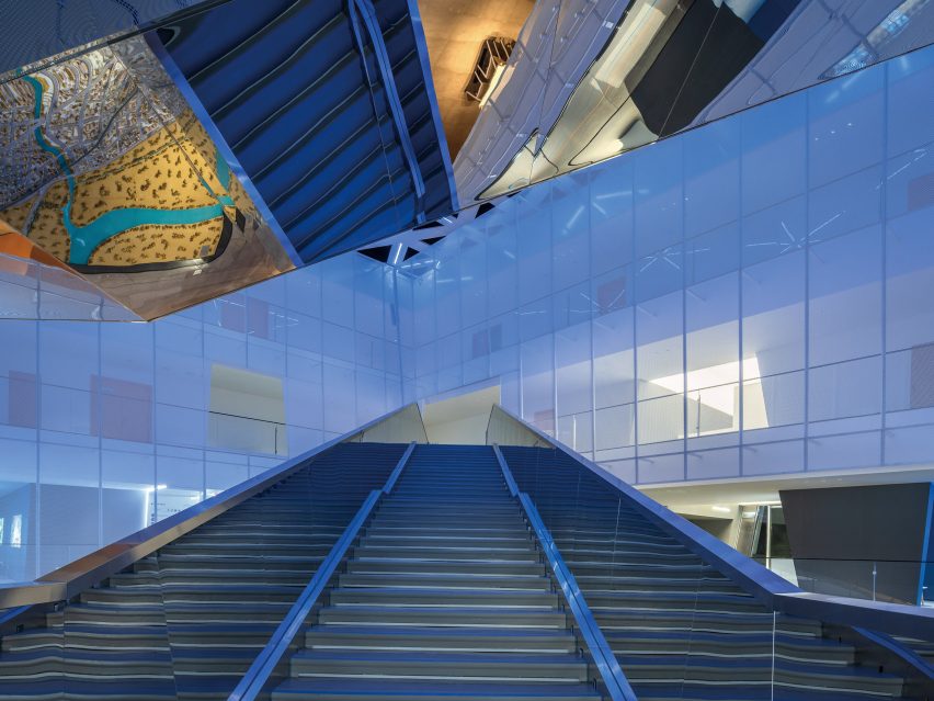 Shuifa Geographic Information Industrial Park Exhibition Center by AOE in China