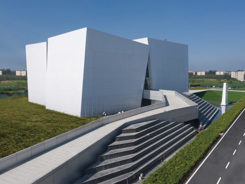 Shuifa Geographic Information Industrial Park Exhibition Center by AOE in China