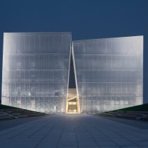 Shuifa Geographic Information Industrial Park Exhibition Center by AOE in China