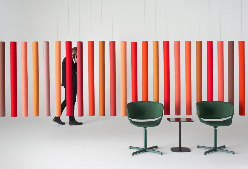 Soundsticks space divider by Andrea Ruggiero