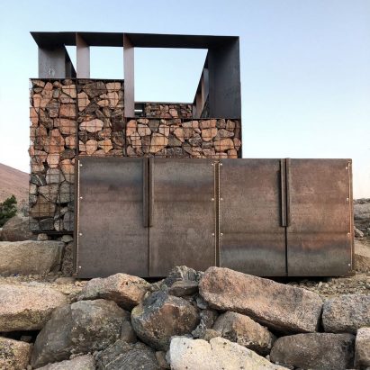 Longs Peak Privies by students of the Colorado Building Workshop