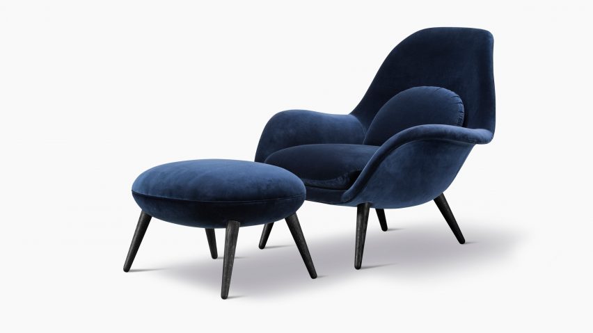 Swoon lounge chairs by Space Copenhagen for Fredericia