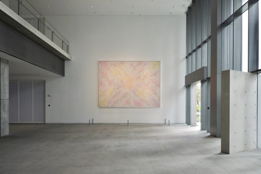 Gallery inside the He Art Museum by Tadao Ando