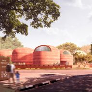 The exterior of Thabo Mbeki Presidential Library proposal by Adjaye Associates