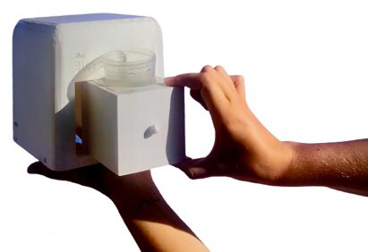 The Blue Box at-home breast cancer testing kit by Judit Giró Benet