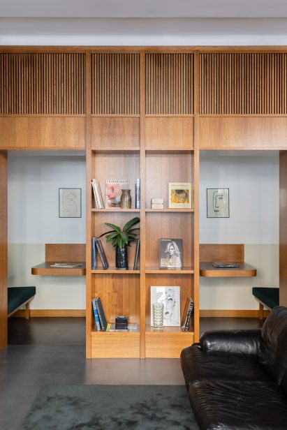 Interiors of The Bureau co-working space in Paris