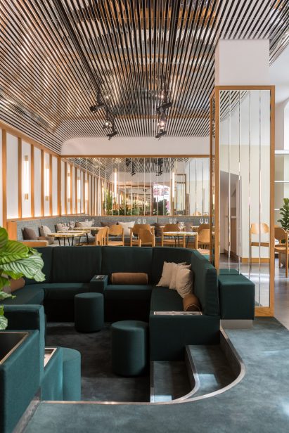 The Bureau co-working space in Paris includes conversation pit